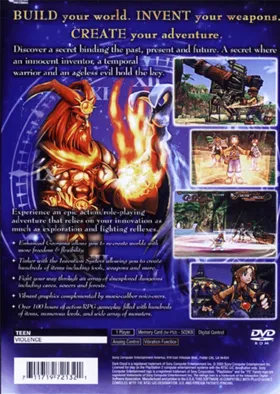 Dark Cloud 2 box cover back